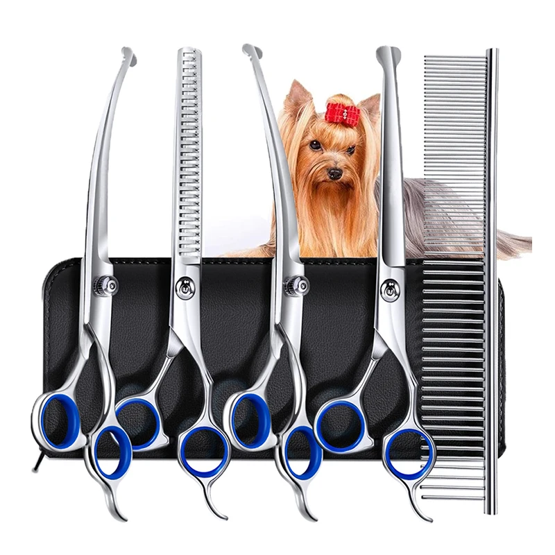 Trimming Scissor Set - 5 In 1 evcil hayvan bakım