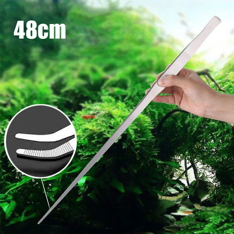 Planted Aquarium Maintenance Kit - 48 cm Paslanmaz Çelik Cımbız Balık