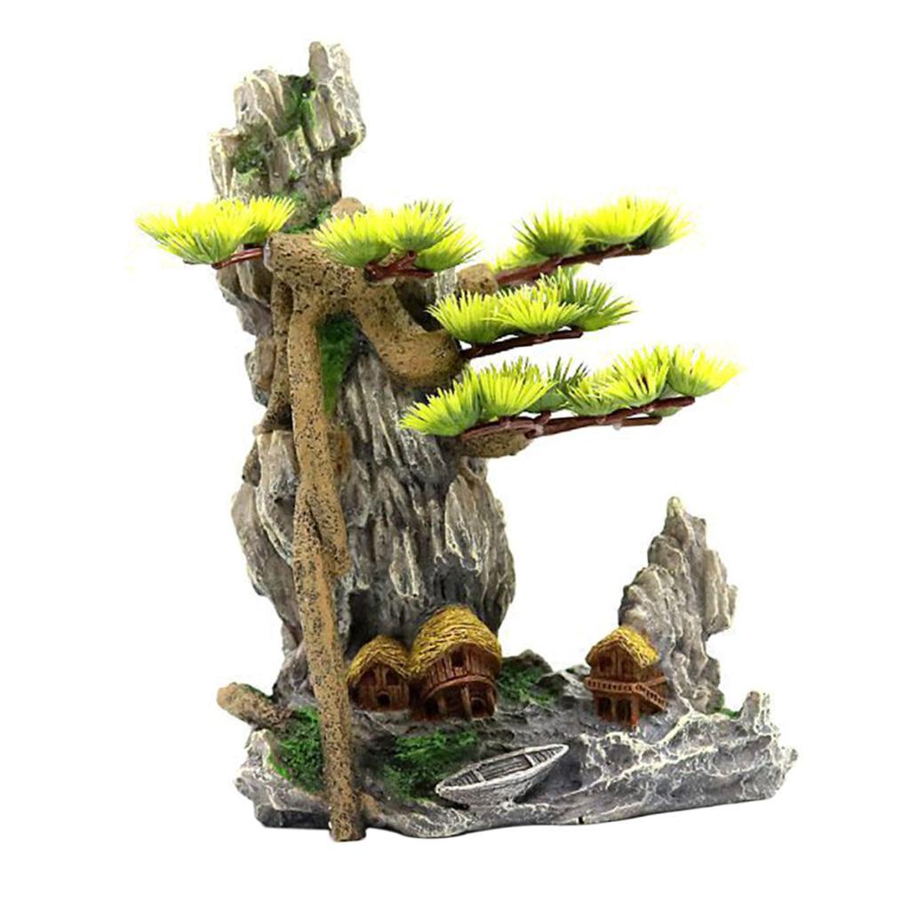 Aquarium Planted Wood - Ağaç Mağarası Sürüngen Mağarası Ağaç Gövdesi