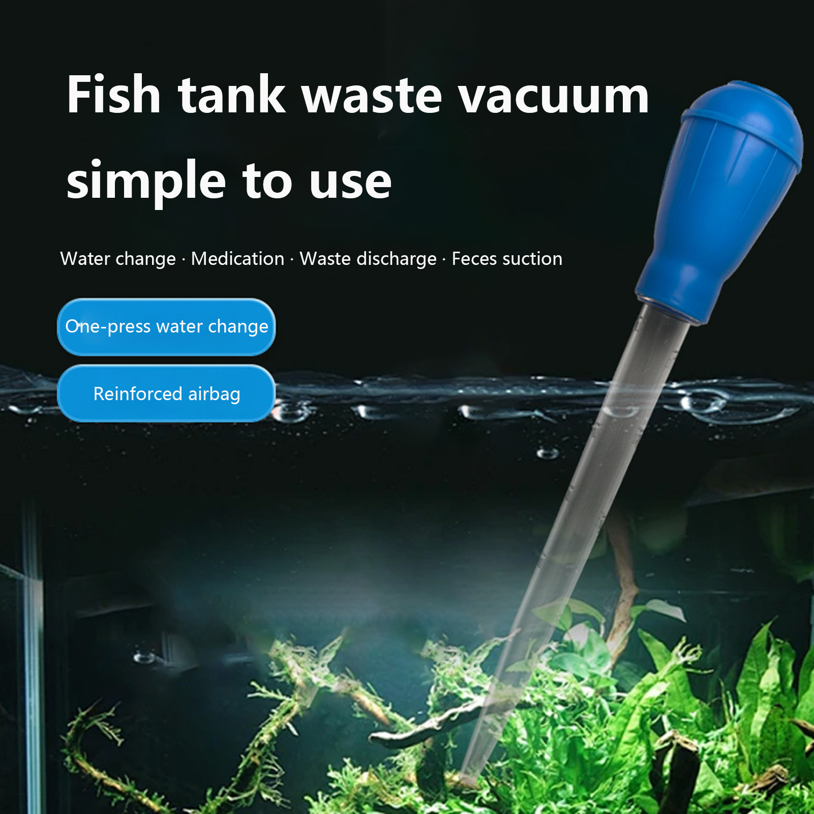 Planted Aquarium Maintenance Kit - Manuel Akvaryum Temizleme Pipeti Akvaryum Çakıl