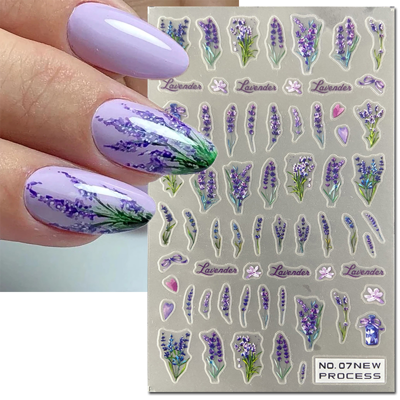 Tissue Culture Plant - 3d Nail Art çıkartmaları yeni ultra