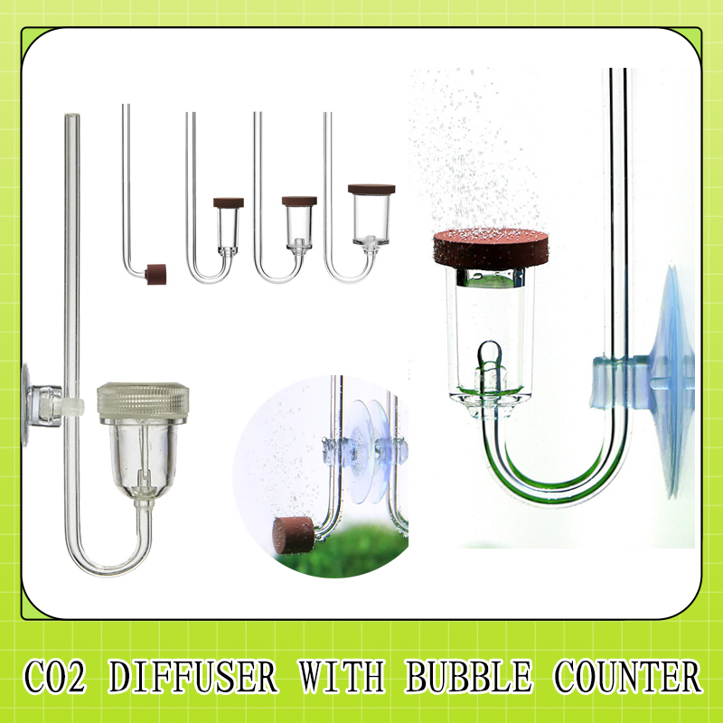 Aquarium Plant No Co2 - MINI CO2 Difüzör Kabarcık Sayacı Ile