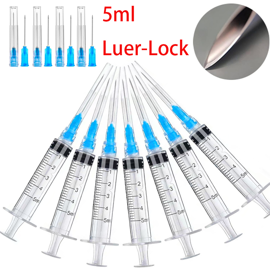 Aquarium Plant Lab - 5ml Vidalı Kapaklı Şırınga Laboratuvar Dağıtımına,