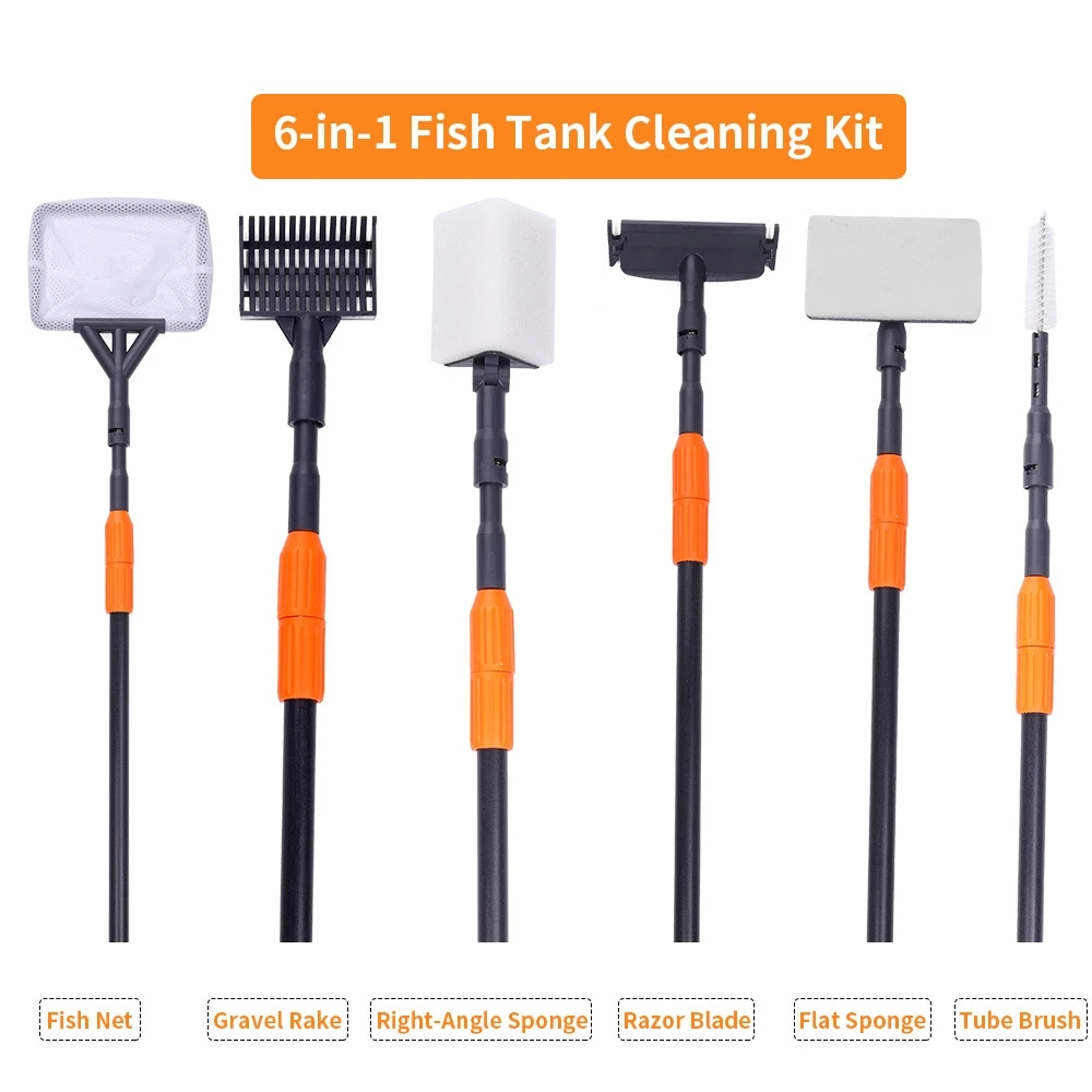 Planted Aquarium Maintenance Kit - 6'sı 1 Arada Akvaryum Temizlik Araçları