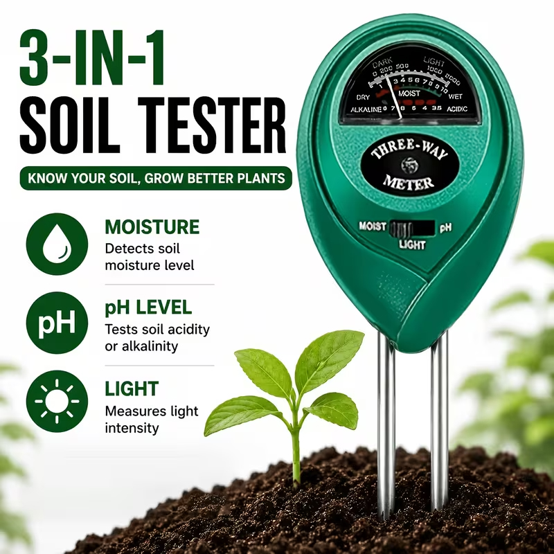 Tissue Culture Plant - 3'ü 1 Arada Toprak Test Cihazı
