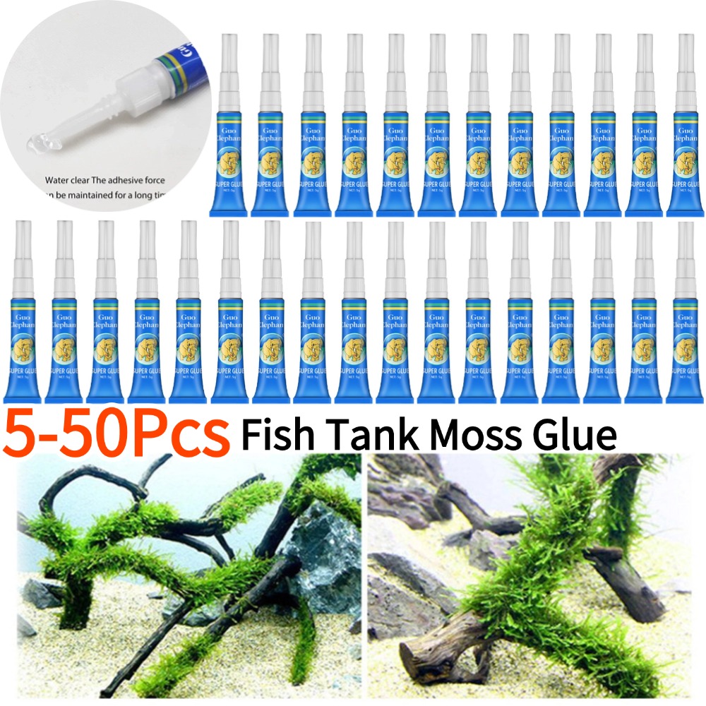 Aquarium Plant Glue Gel - 50-5 adet balık tankı peyzaj yosun