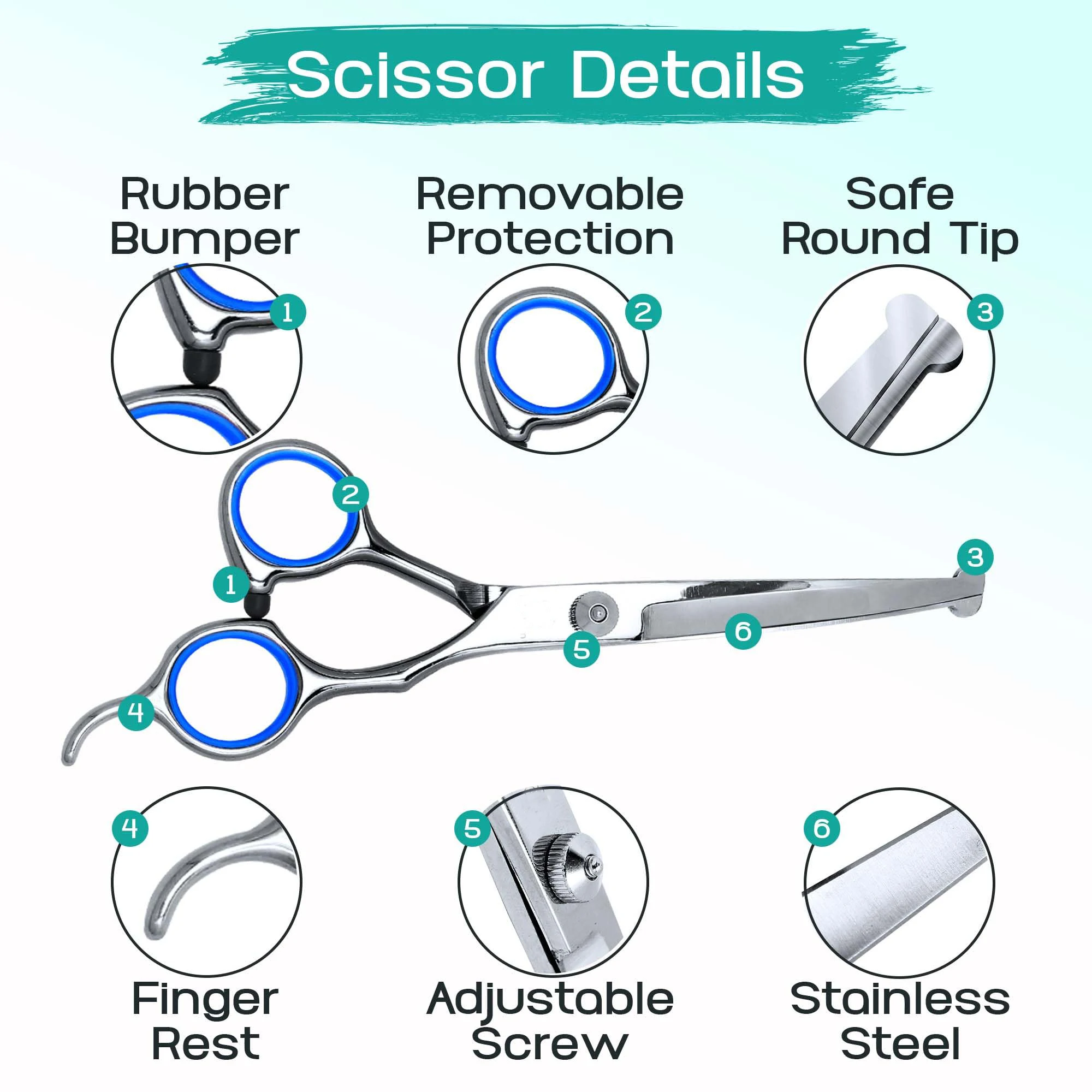 5 In 1 evcil hayvan bakım maka - Trimming Scissor Set incelemesi ve fiyatı