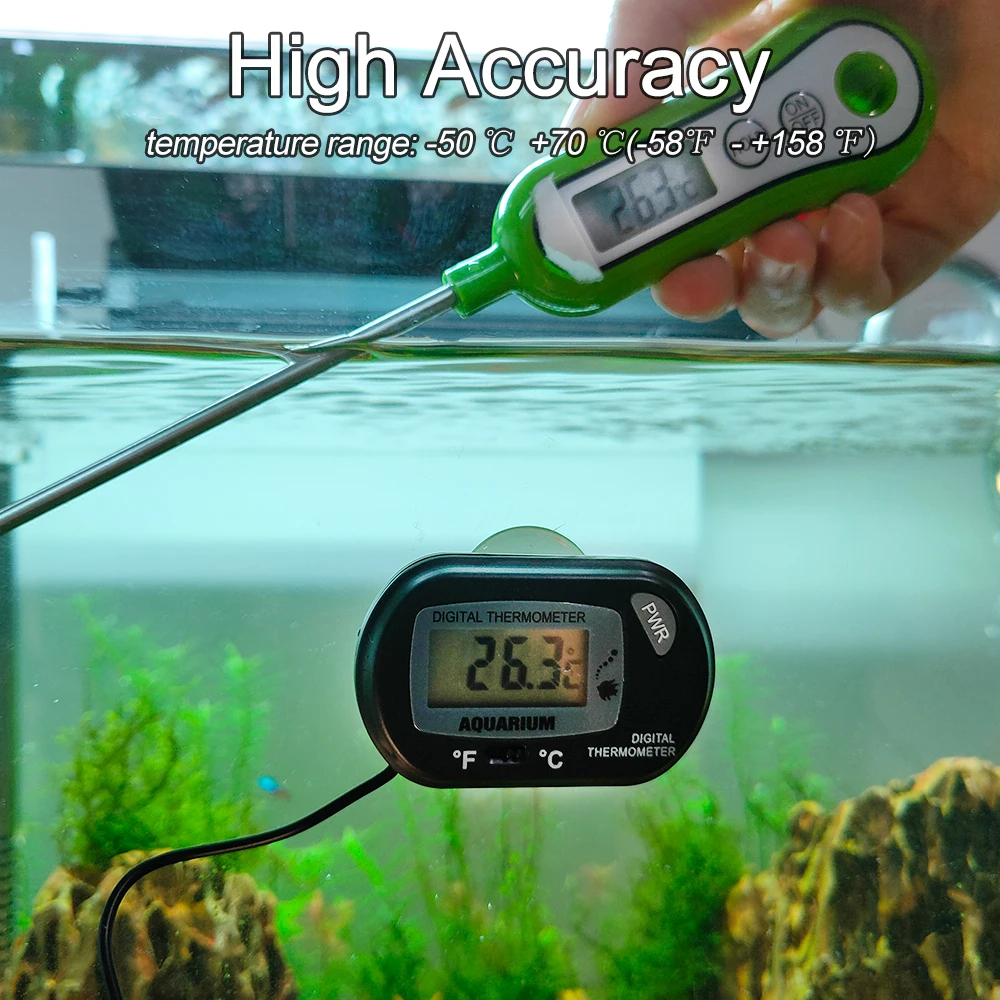 Akvaryum için dijital Termomet - Aquarium Plant Uk incelemesi ve fiyatı