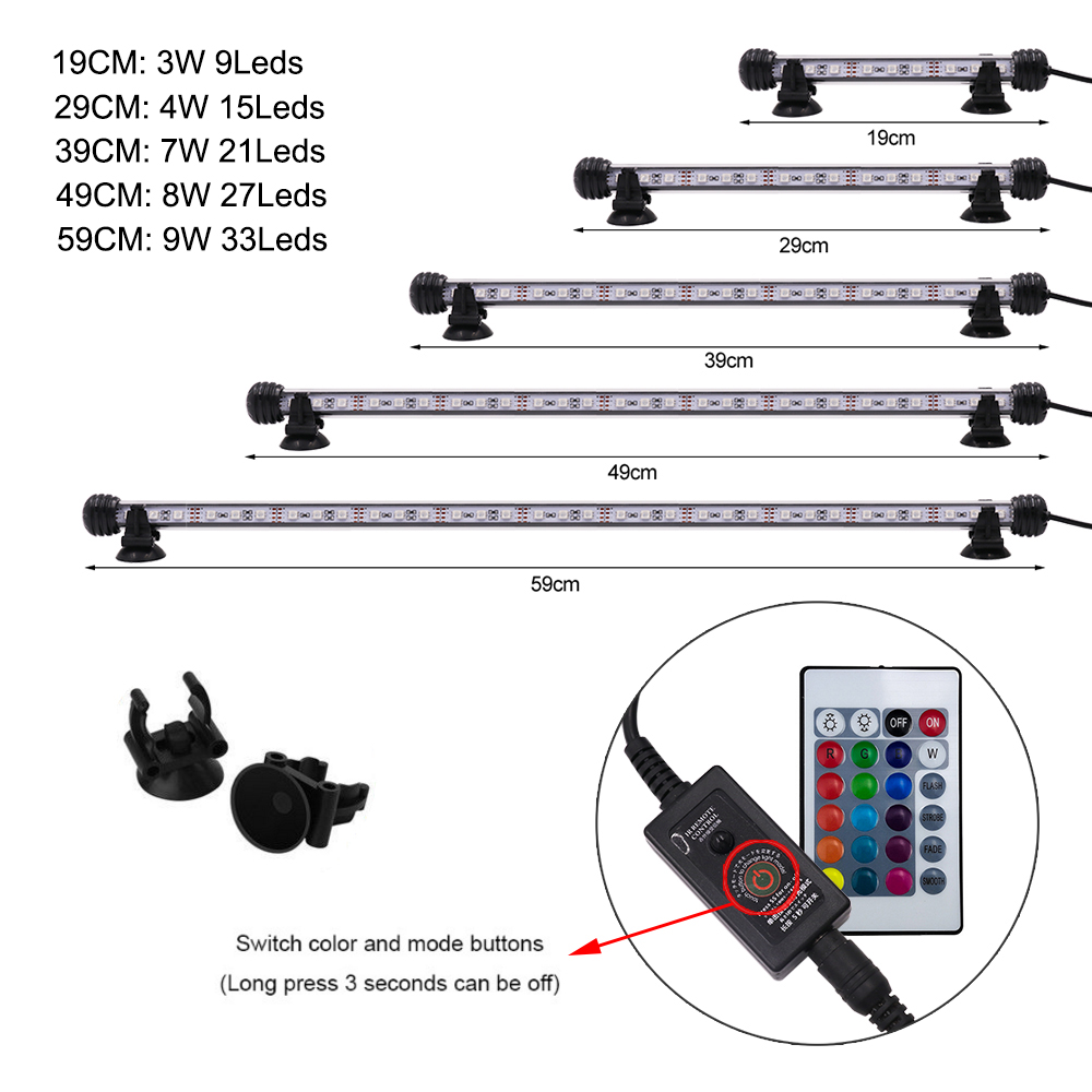 12V RGB Akvaryum Lambası, Uzak - Aquarium Plant Uk incelemesi ve fiyatı