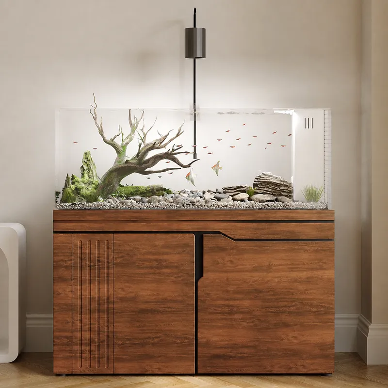 Büyük Ultra Beyaz Cam Akvaryum - Aquarium Planted Plants incelemesi ve fiyatı