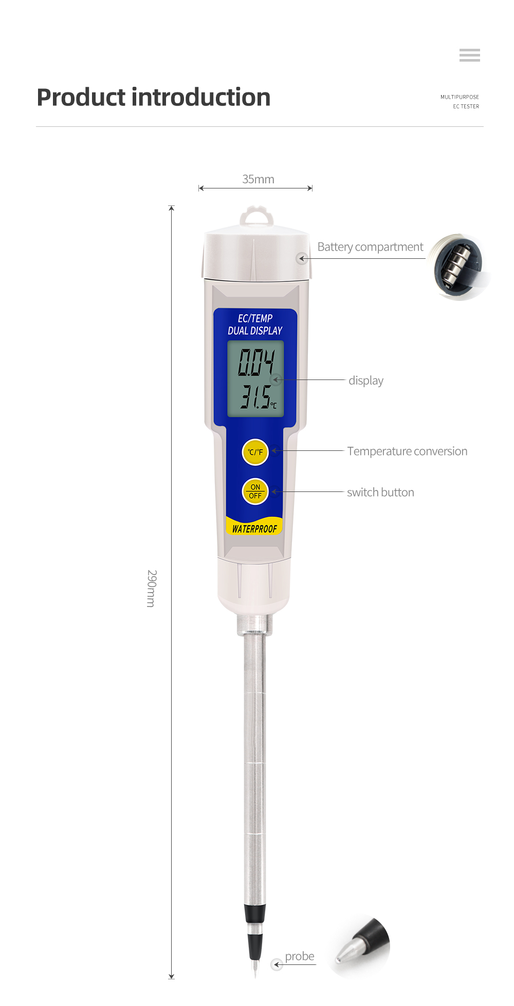 EC-315 2'si 1 Arada Toprak EC  - Aquarium Plant Lab incelemesi ve fiyatı