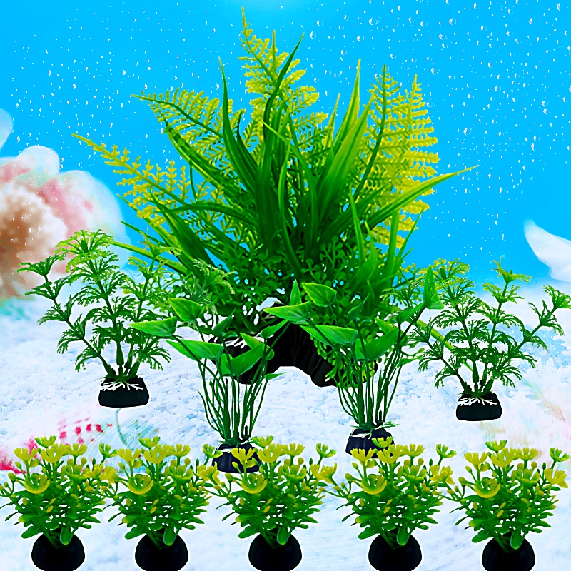 10PC Balık Tankı DIY Yapay Akv - Aquarium Plant Design incelemesi ve fiyatı
