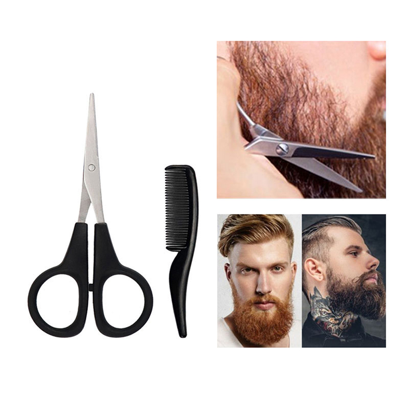·1 Adet Erkek Sakal Bıyık Tara - Trimming Scissor Set incelemesi ve fiyatı