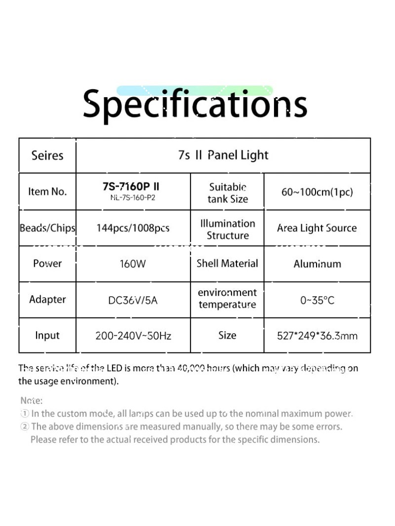Akvaryum LED Işığı 160W RGB Ta - Aquarium Planted Plants incelemesi ve fiyatı